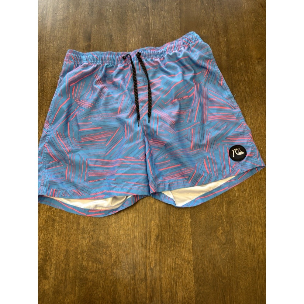 Quiksilver Men's Swim Board Shorts Size XL Everyday 17" Mix Volley Print